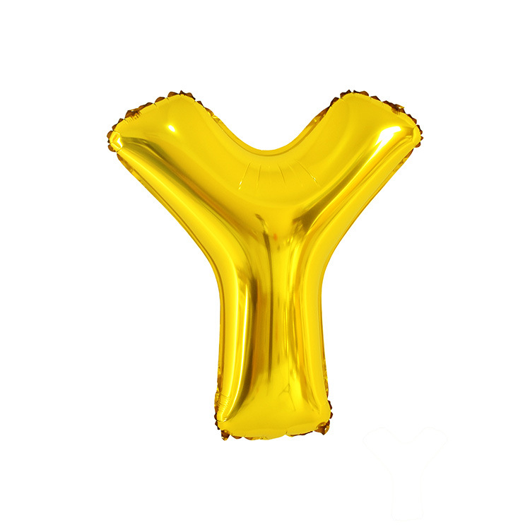 32 pulgadas 40 pulgadas 16 pulgadas inglés carta globo de aluminio fiesta de cumpleaños decoración de la boda papel de aluminio globo escena diseño