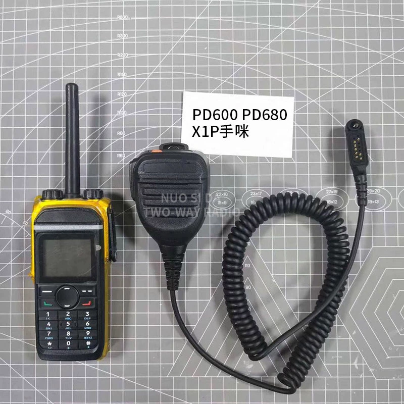 Рация X1P X1EX1 PD600 PD680 ручной микрофон зарядное устройство для плечевого микрофона