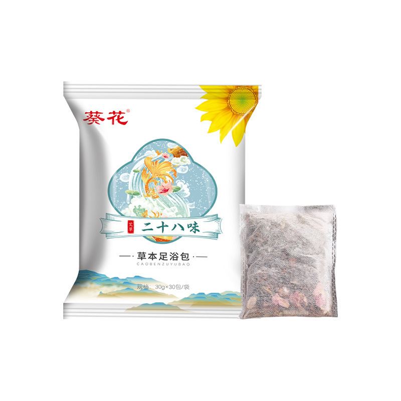 해바라기 28가지 맛 족욕백 [30g*30팩] - 고품질