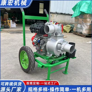 高压大功率柴油抽水泵13马力柴油机带6寸水泵市政应急排水排涝泵