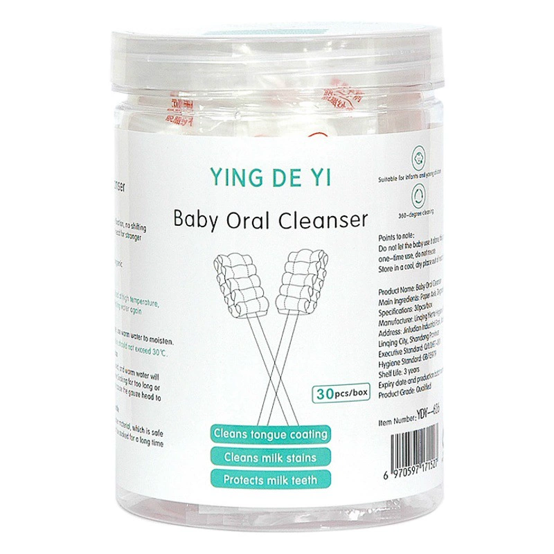 Детский очиститель полости рта зубная щетка для мягких волос для сосков От 0 до 3 лет Детская одноразовая марлевая зубная щетка