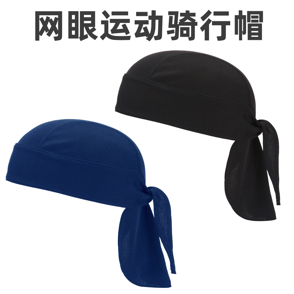 turbante deportivo al aire libre absorción de sudor protector solar sombrero pirata absorción de sudor transpiración rápida secado protector solar sombrero de bicicleta