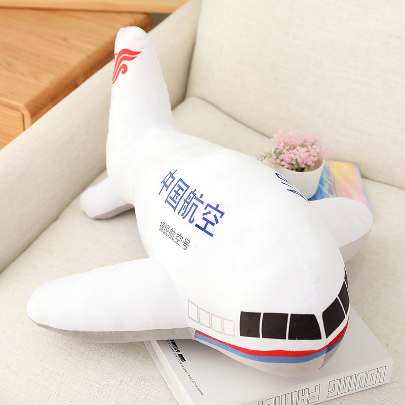 Simulación de dibujos animados de aviones de China Airlines almohada modelo de avión juguetes de peluche para niños muñecas de regalo image 11