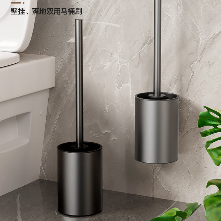 Toilet Brush Household Non-Dead Angle Non-Punch Toilet Brush Toilet Bathroom Toilet Cleaning Toilet Brush Head