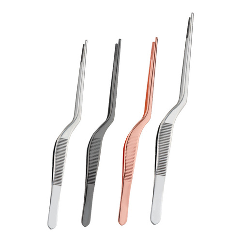 Manufacturer stainless steel ear picking tweezers thickened otology tweezers straight head clip cleaning ear canal tweezers ear digging clip ear removal tool