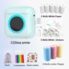 Blue watercolour, crayons, cartoon sticker, cloth bag, English, 6 pieces