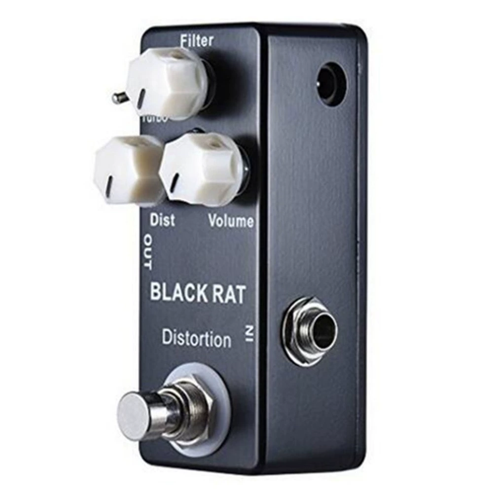 MOSKYAUDIO Мини-гитарный эффектор Rat Distortion BLACK RAT Distortion