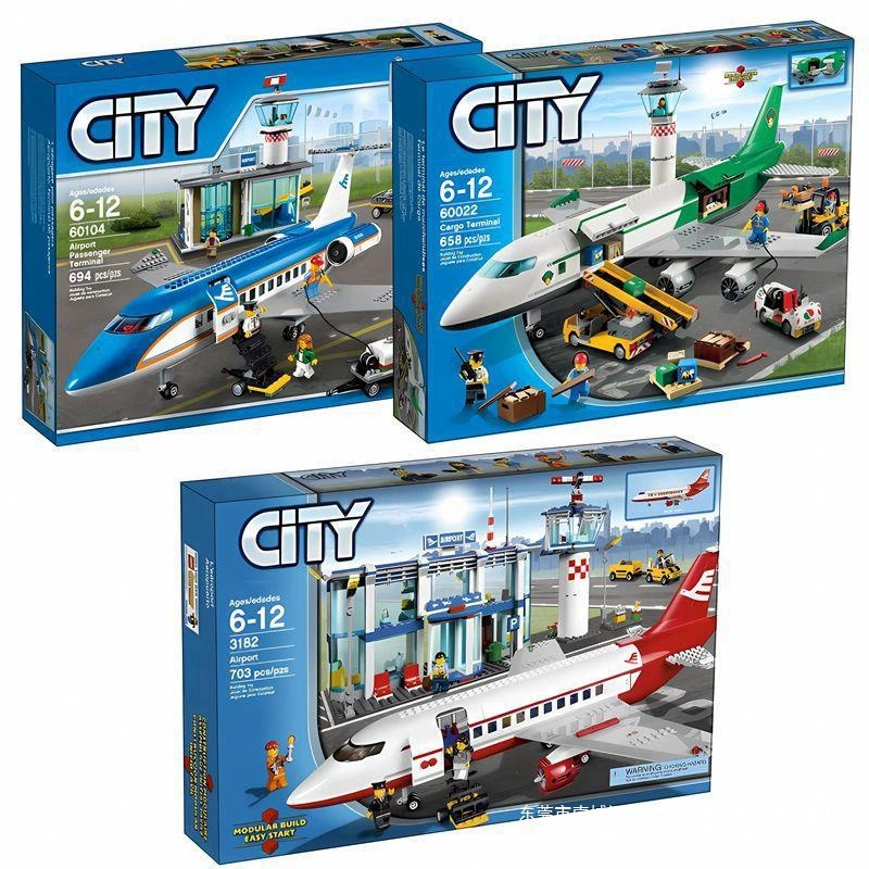 Lego, авиалайнер, большой самолёт, конструктор, игрушка