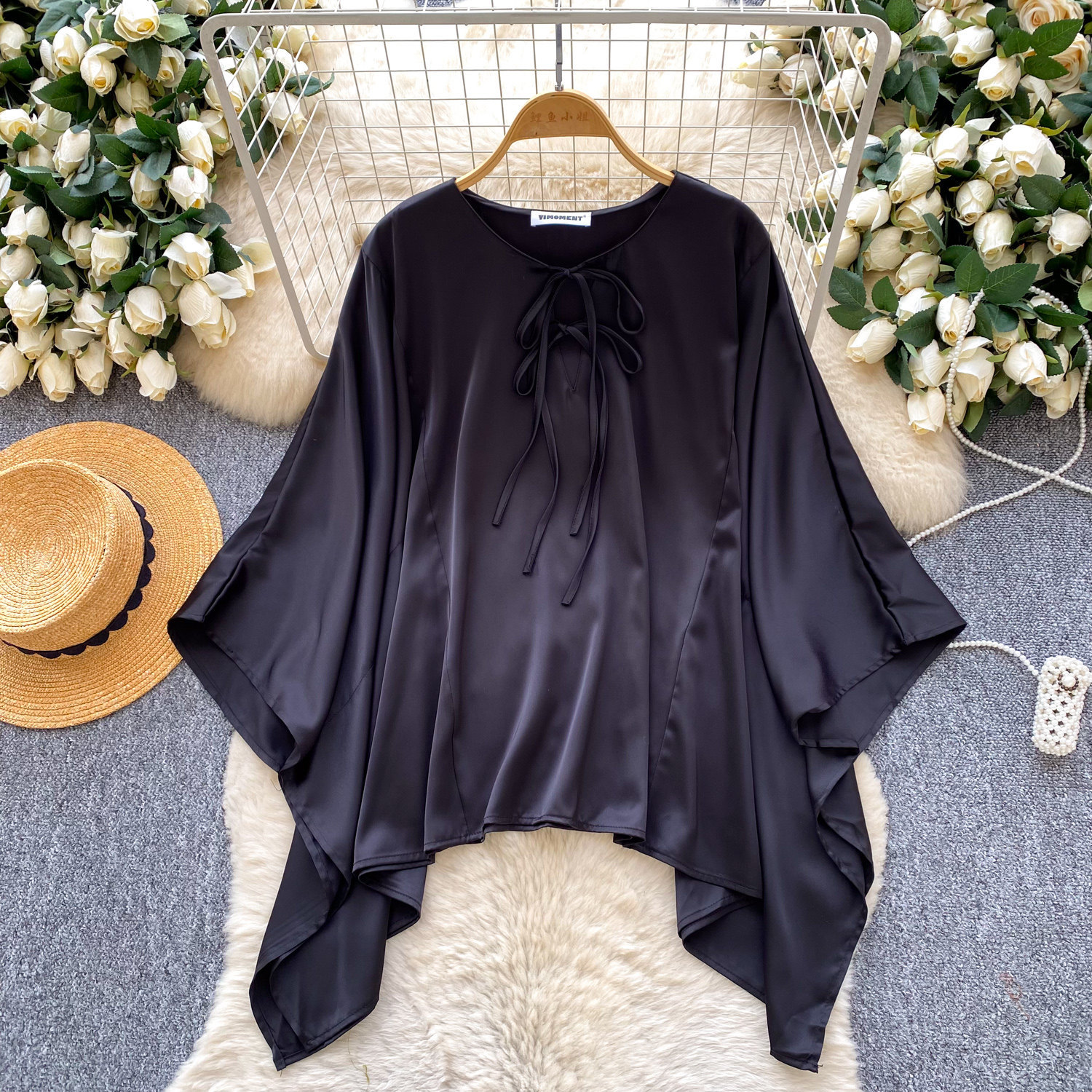 Damen Strickjacke Mit V-ausschnitt Weiter Schnitt Für Büro_voghion.com