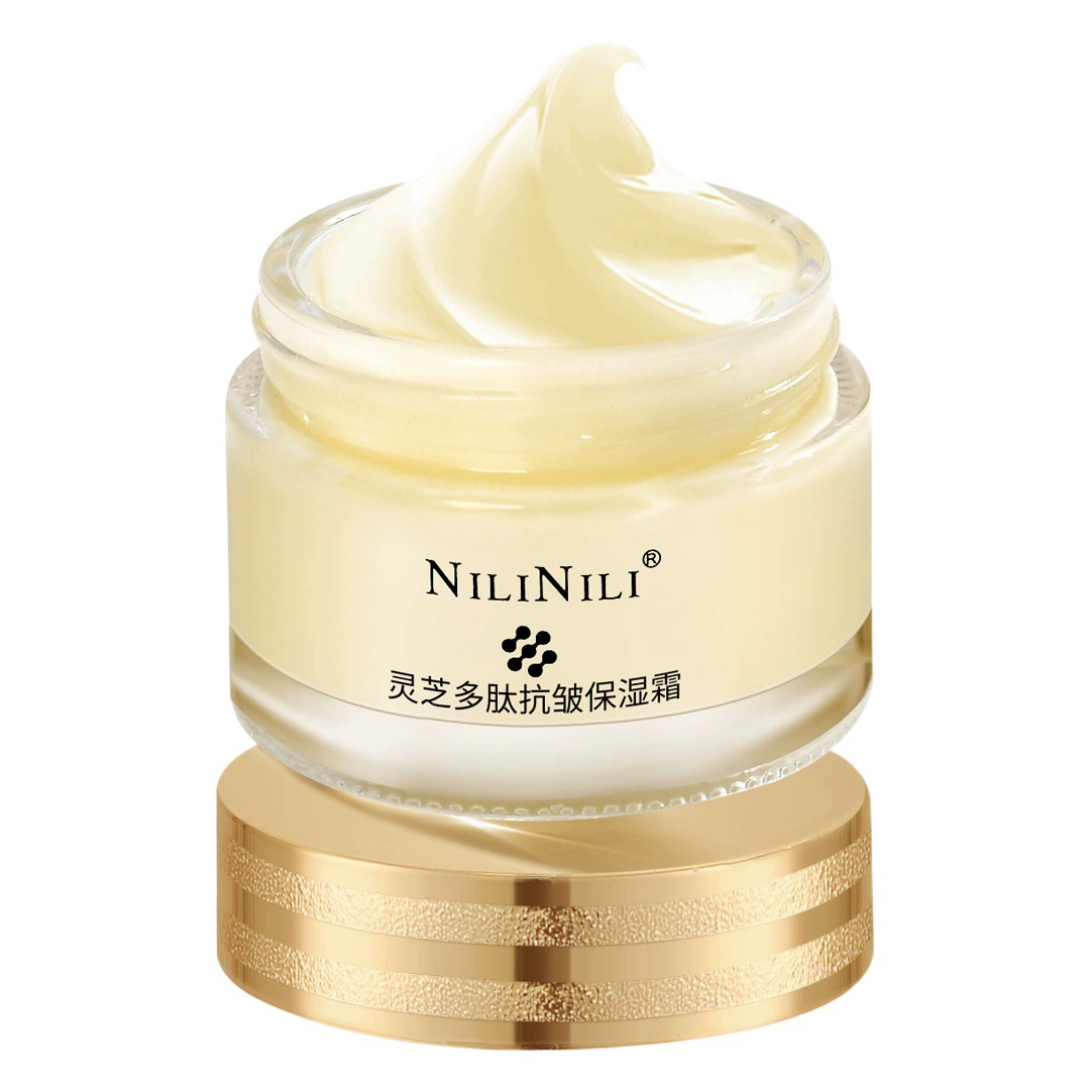 Популярный увлажняющий крем против морщин Ganoderma lucidum полипептид выцветает тонкие линии простой крем увлажняющий брендовый крем оптовая продажа с фабрики