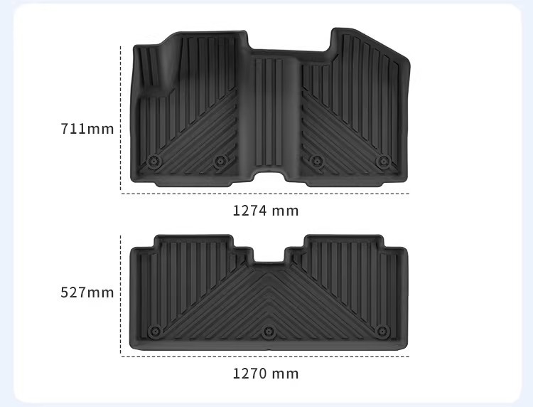 Suitable for 25-26 Models of Chery Icar V23 Car-Specific Tpe Floor Mats, Trunk Mat, and Backrest Cushion