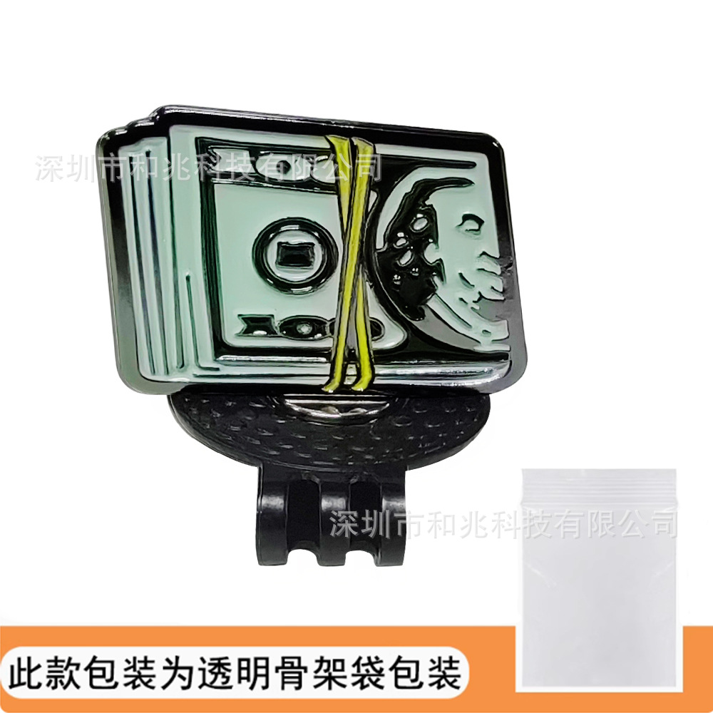 Dollar mark + black clip