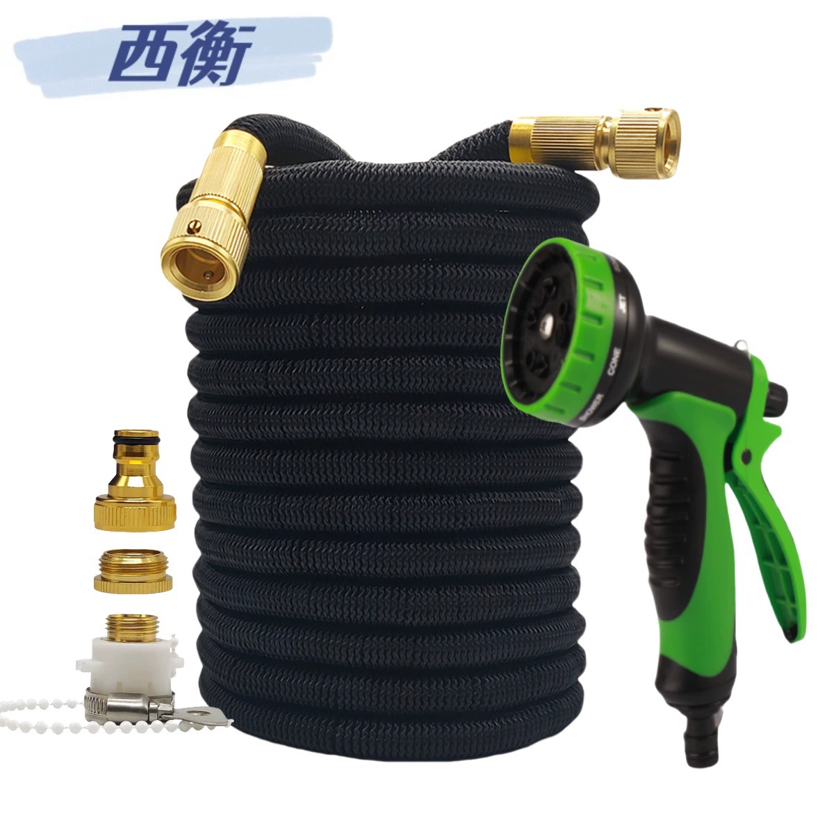 Бытовая водопроводная вода Многофункциональный садоводческий поливной пистолет для промывки артефакт телескопический шланг