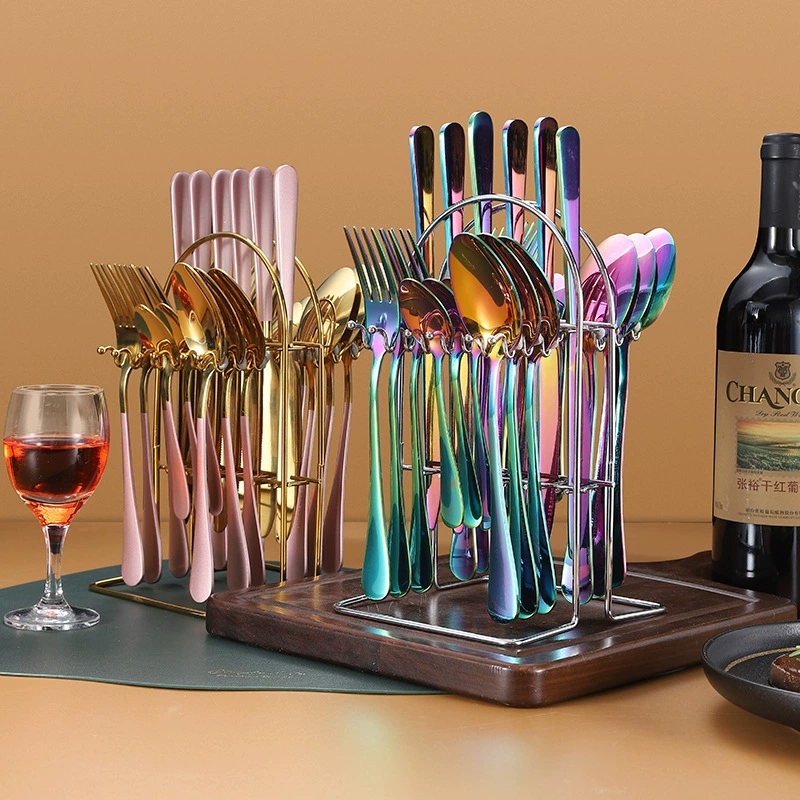Tableware stainless steel, set, gift box, Amazon, 24 pieces