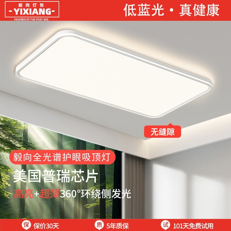 Estados Unidos Puri full-spectrum protector de ojos lámpara de sala de estar lámpara de techo iluminación de decoración del hogar moderna lámpara de dormitorio minimalista lámpara de montaña