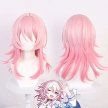 优漫 崩坏星穹铁道 三月七cos假发仿真头皮渐变款游戏cosplay现货