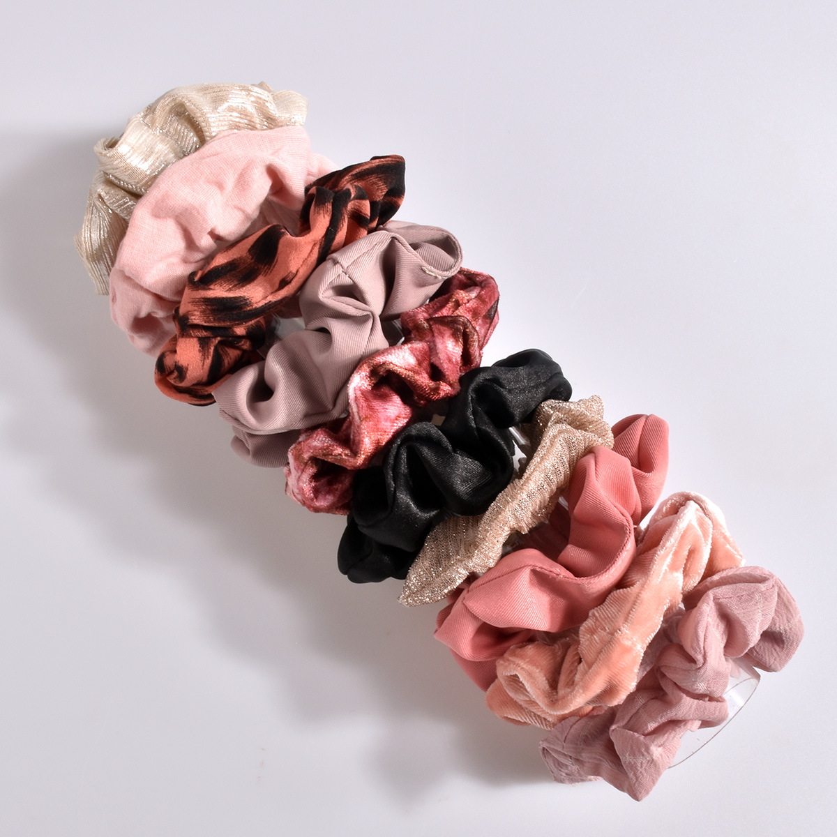 Lady Solid Color Cloth Hair Tie display picture 1