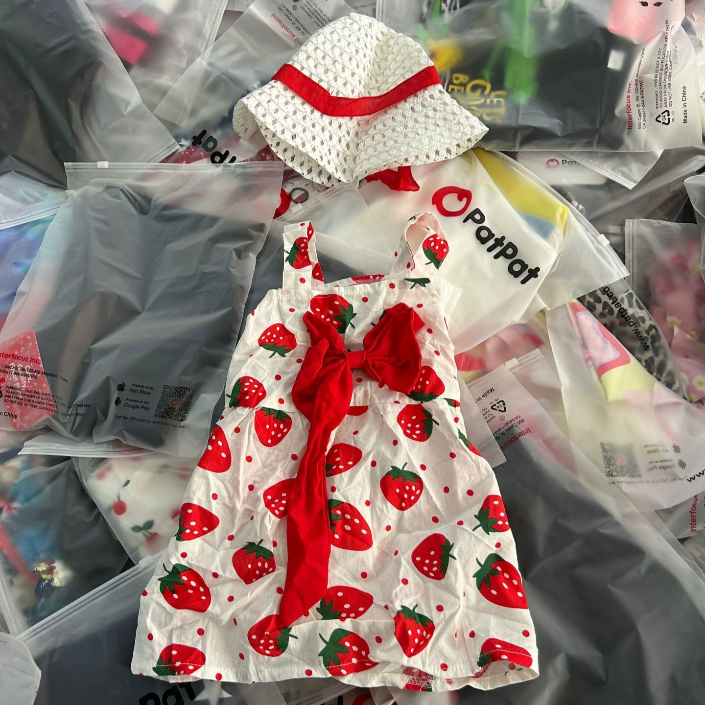 Детский костюм для трансграничной внешней торговли Patpat, модный короткий рукав, оптовая поставка от производителя