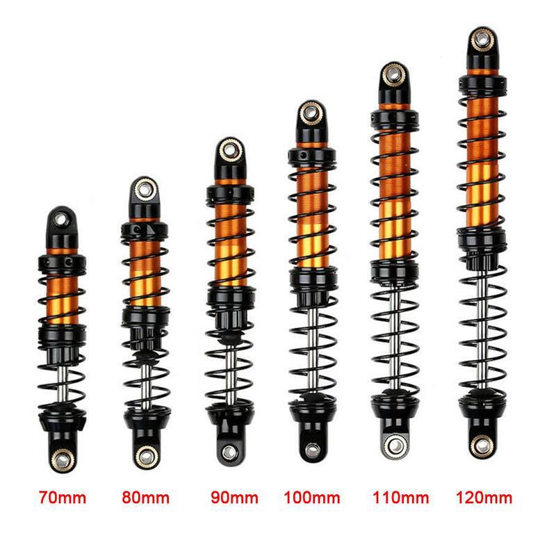 Double-section Spring Shock Absorber 1/10 Climbing Car Metal Hydraulic Shock Absorber TRX4 SCX10 90046 Double-section Spring Shock Absorber 1/10 Climbing Car Metal Hydraulic Shock Absorber TRX4 SCX10 90046