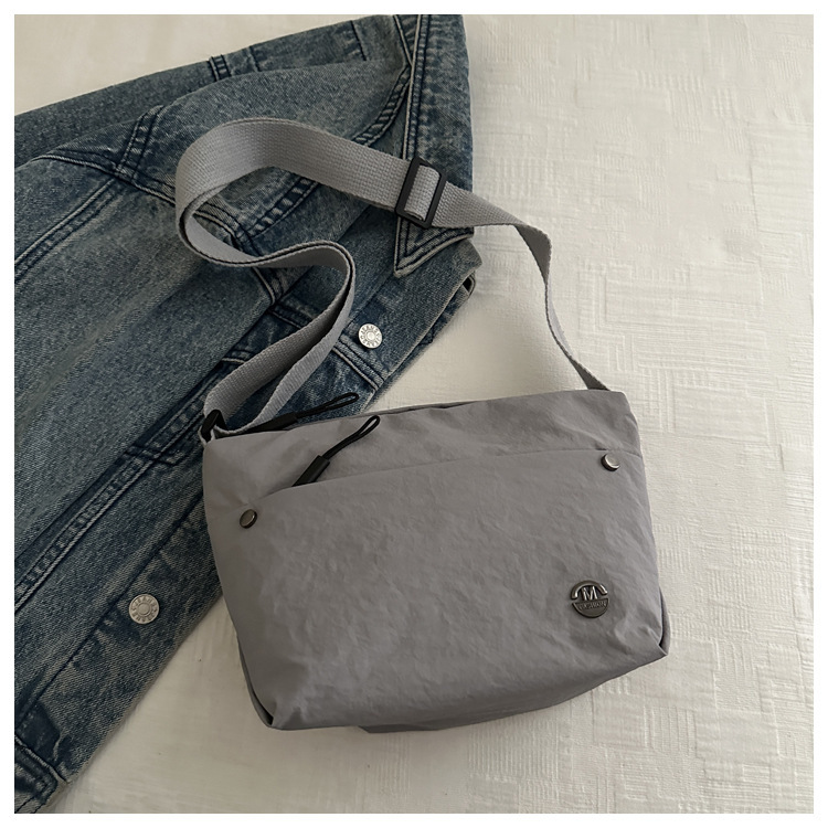 89g Weight Nylon Lining Material Zipper Closure Type Single Shoulder Strap Strap Type Shoulder Bag, Crossbody Bag Bags Type Casual Occasion Nylon Material Solid Color Pattern All Seasons Season Women's Gender Basic, Classic Style Style Square Shape Women's Nylon Solid Color Basic Classic Style Square Zipper Shoulder Bag Crossbody Bag 8