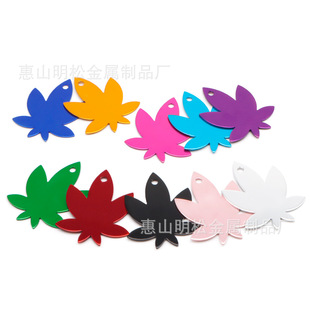 Maple Leaf Pet Brand Dog Brand Pet Key Brand Aluminum Alloy Pet Tag Jewelry Metal Cat Tag Pack