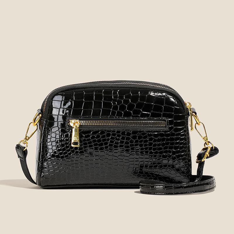 Mochila de hombro de cuero suave 2024, nueva bolsa de moda para damas, bolsa de madres de mediana edad.