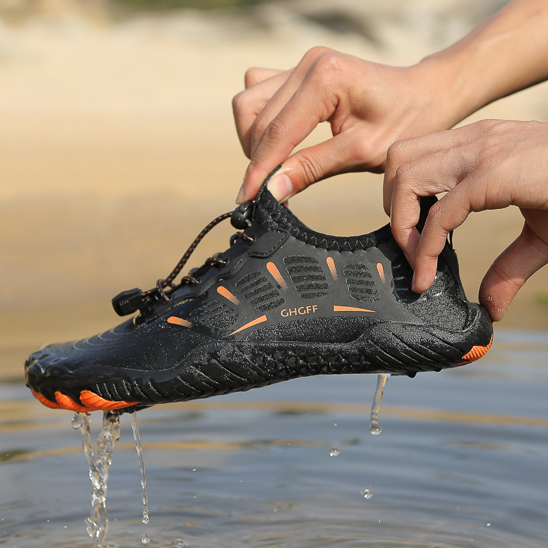 Outdoor Tracing Shoes Men's and Women's Wading Beach Shoes Five Fingers Barefoot Shoes Diving Quick-drying Swimming Shoes Fitness Cycling Shoes