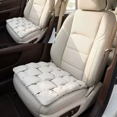 Universal seat cover – Car seat cushion with bubble padding - bubble-seat-cushion-off-white-pair-4343