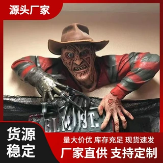 跨境噩梦弗雷迪克鲁格墓行者装饰金属平面壁挂Walker Decoration