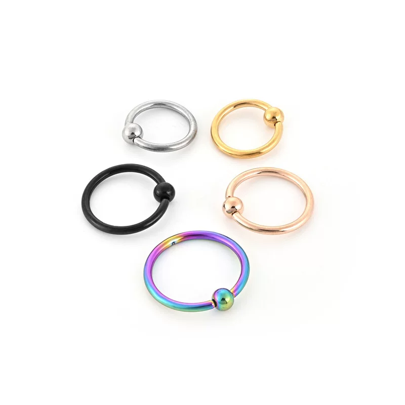 Physiological universal nose piercing stainless steel