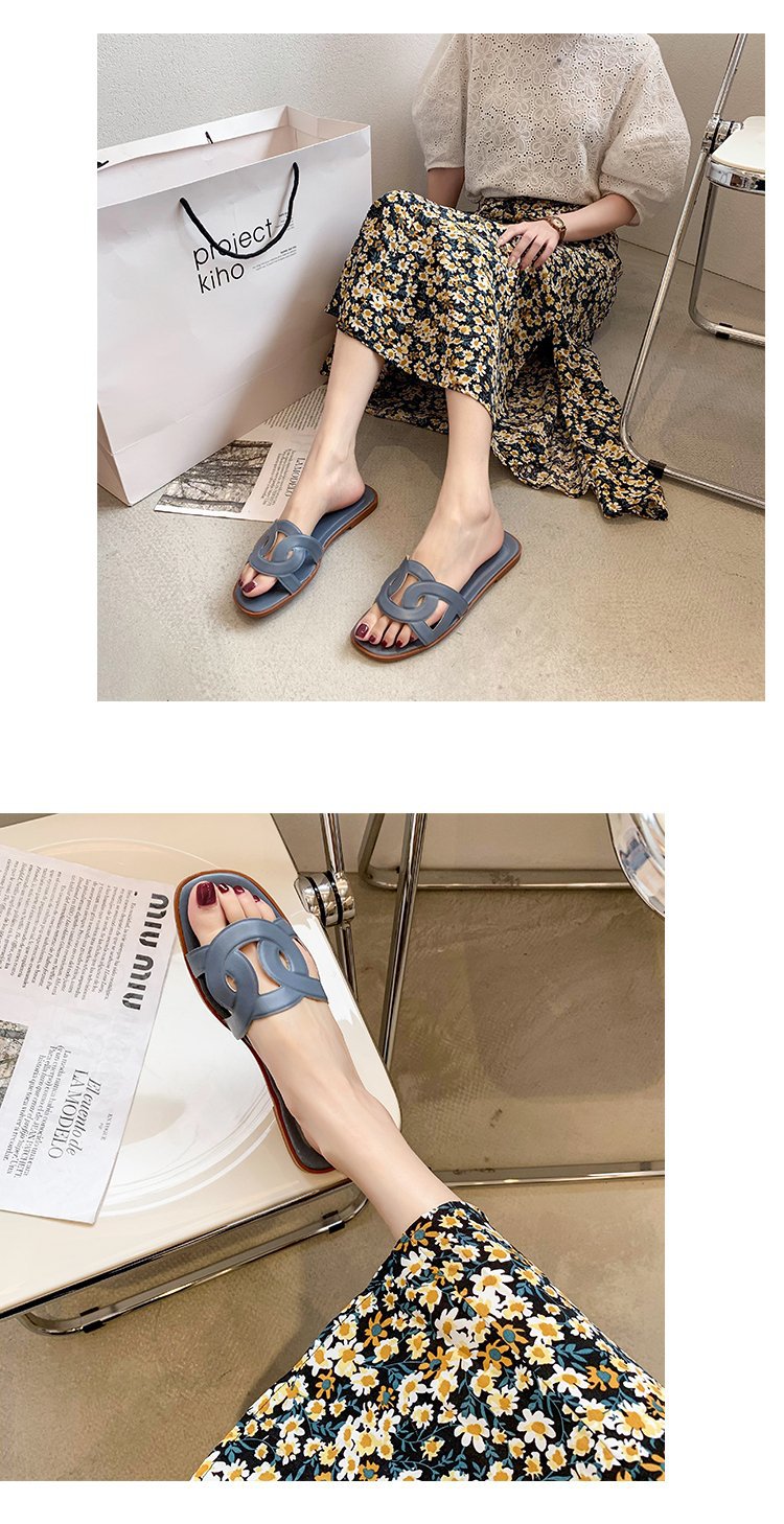 Hausschuhe Damen Sommermode Oberbekleidung 2023 Neue Net Red Beach Sandalen Hausschuhe Mädchen Herz süße Ins Sandalen_voghion.com