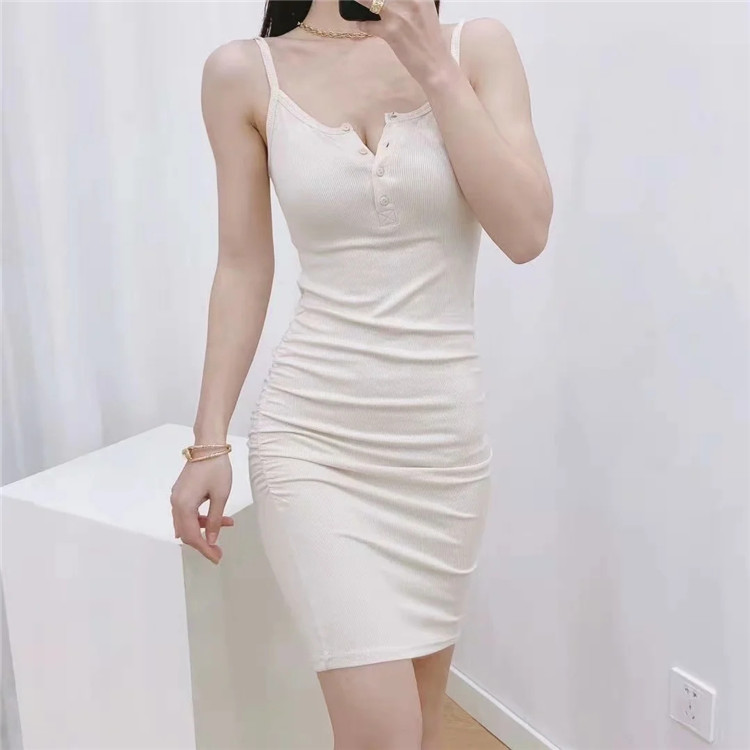 fold design elastic dress NSLD21706