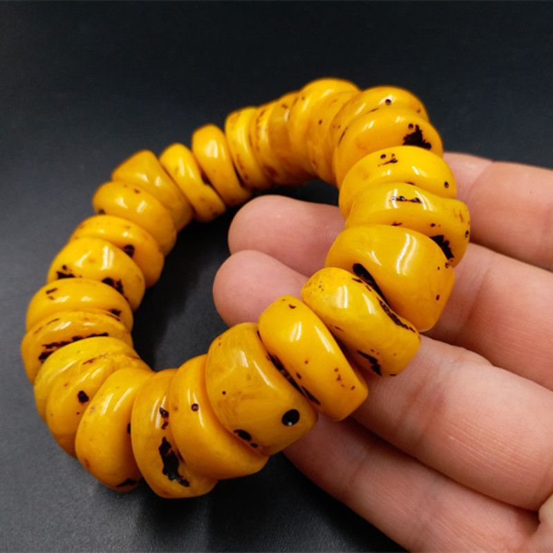 Old beeswax abacus