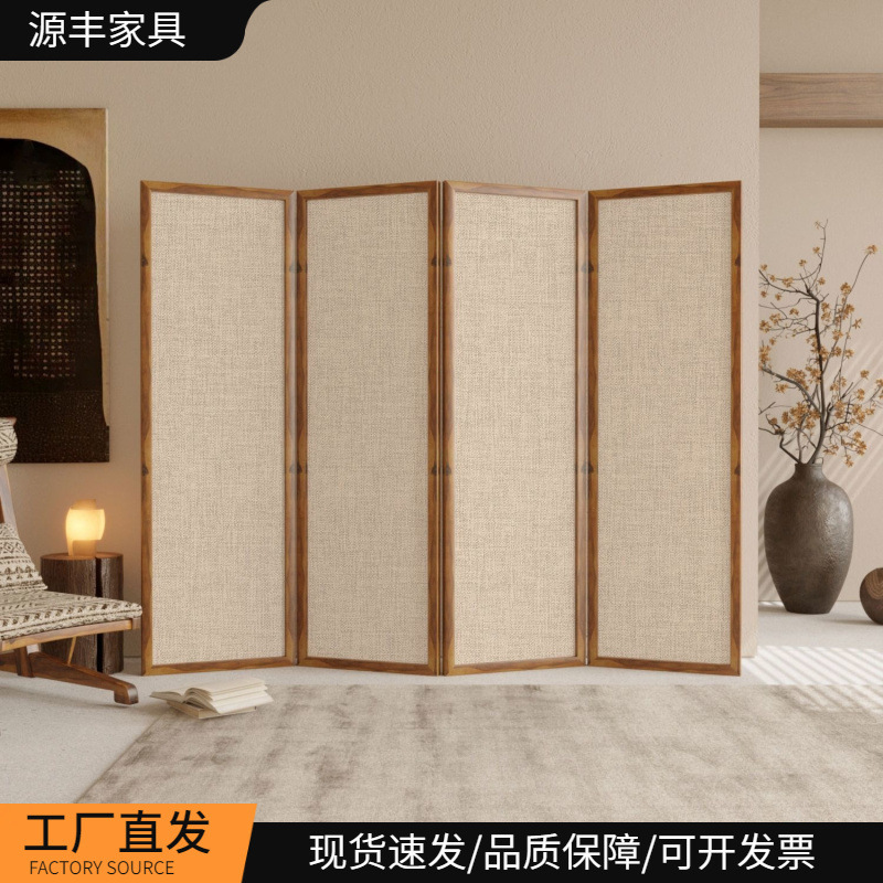 Screen Partition for Living Room, Japanese-Style Entryway, Simple Office Partition Wall, Room Divider for Home Use, Vintage Folding Screen Screen Partition for Living Room, Japanese-Style Entryway, Simple Office Partition Wall, Room Divider for Home Use, Vintage Folding Screen