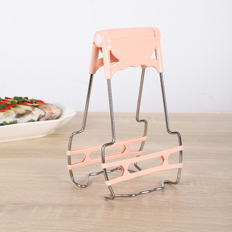 실리콘 화상 방지 클립 (모란디 파우더)