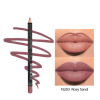 Wooden matte lip pencil, European style, lips volume enhancement