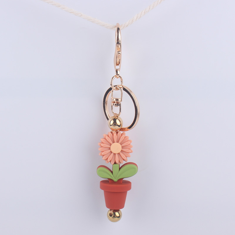 Artistic Flower Alloy Silica Gel Women's Keychain display picture 2