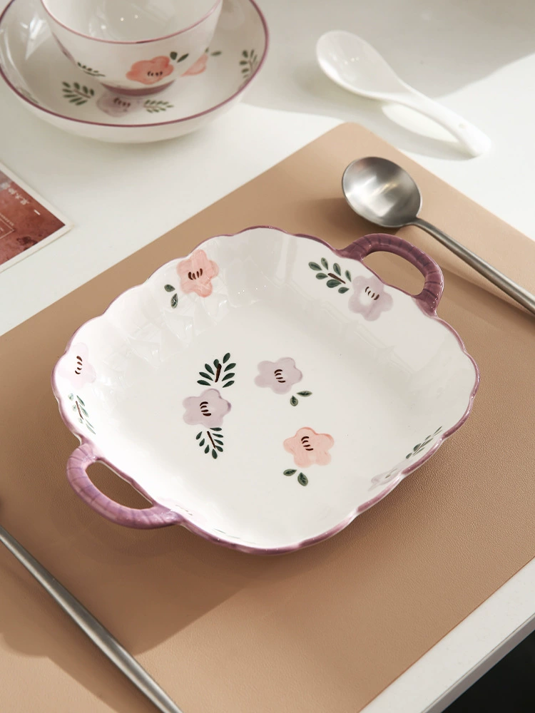 Japanese set for home use, creative ceramic tableware, 6 pieces