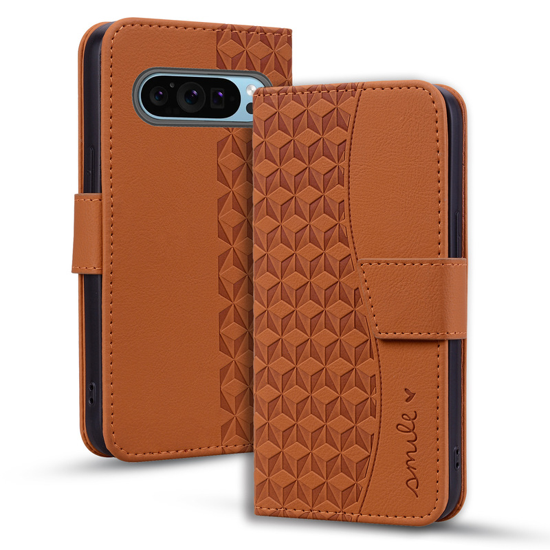 Cross Border Applicable Google Pixel 8A Mobile Phone Leather Case Pixel 7Pro Diamond Solid Color Card Wallet Protective Case