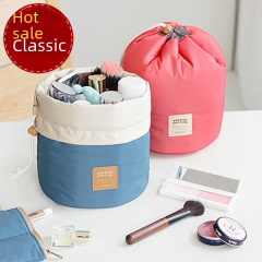 Factory's New Multifunctional Korean Drawstring Tubular Storage Bag Waterproof Storage Bag Travel Toiletry Bag Makeup Bag