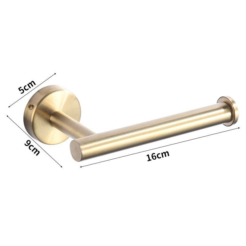 Colgante de acero inoxidable conjunto de baño hogar vida sin rastro pared tipo toalla de almacenamiento de toallas de gancho