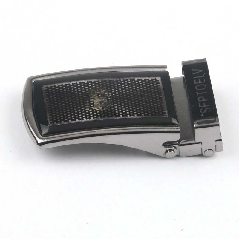 Hombres cabeza redonda cinturón de perforación hebilla cinturón desdentado hebilla automática al por mayor corriendo ríos y lagos puesto mercado nocturno suministro