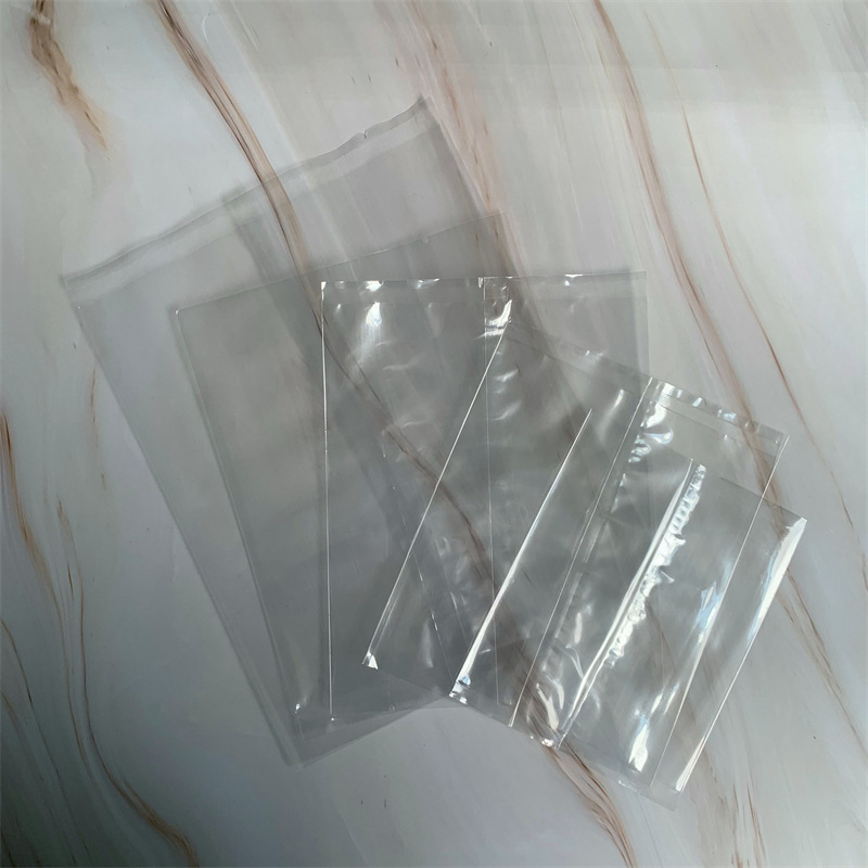 Venta al por mayor bolsa de pastel de Luna transparente sin color impresión embalaje bolsa yema de huevo plástico crujiente nieve bolsa de embalaje 100