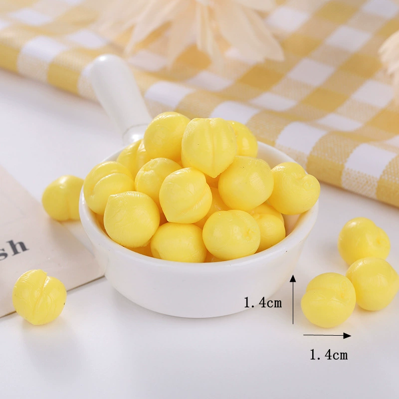Мини-сквиши игрушка, ТПР в форме персика, антистресс, 1,4×1,2 см
