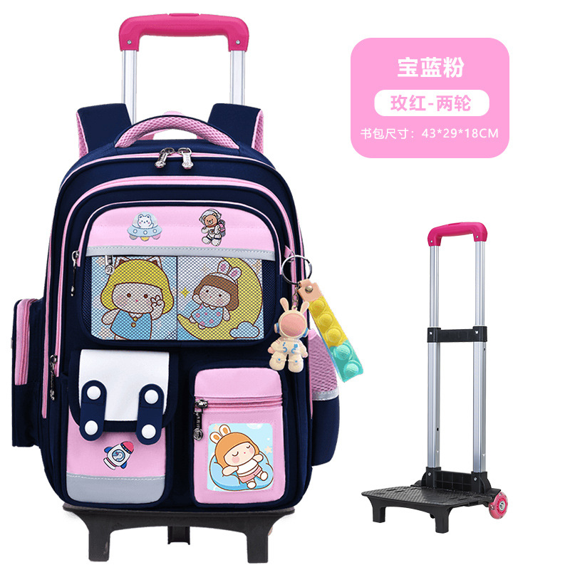 2026 nueva mochila escolar de tirón para estudiantes de primaria 23456 grados mochila de hombro