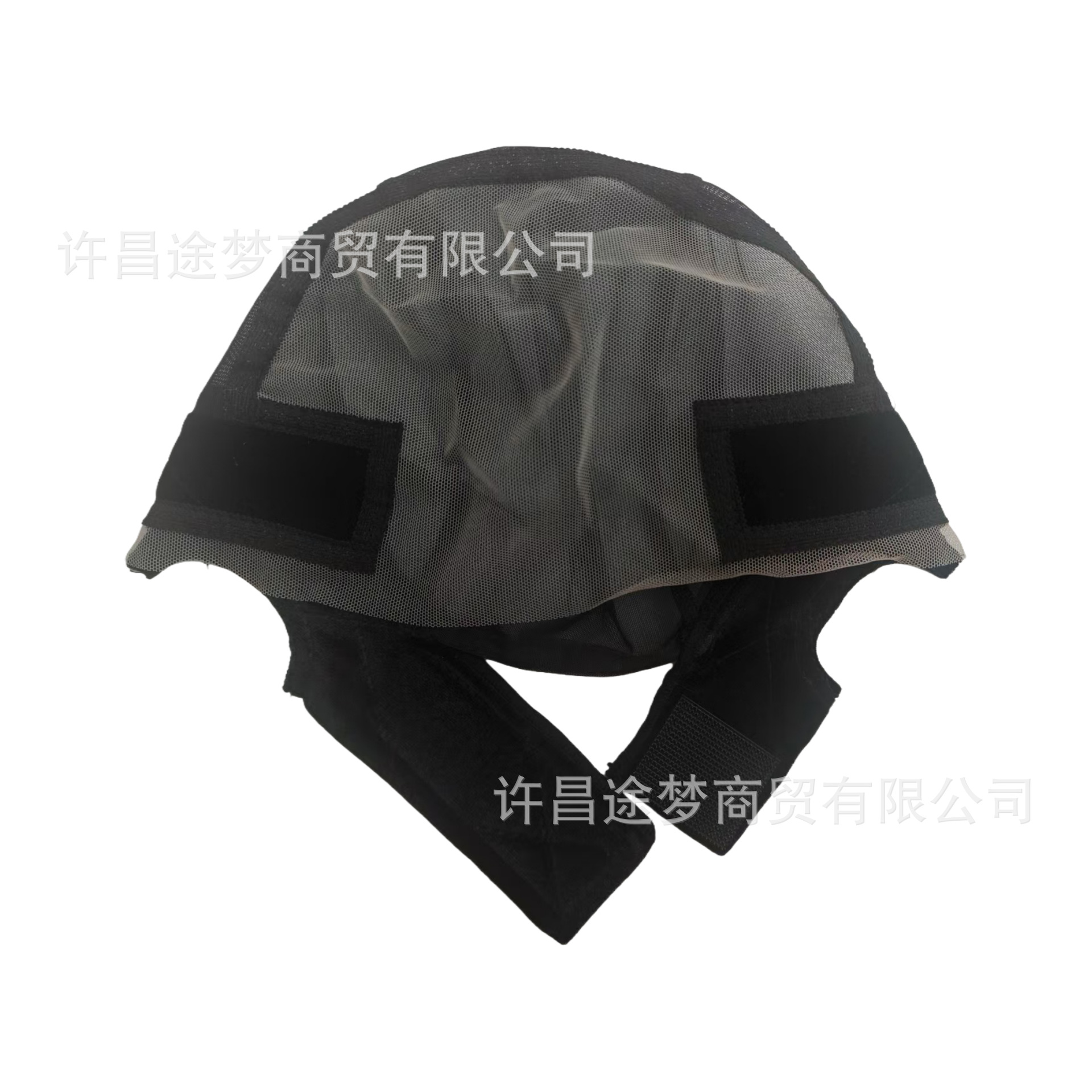 [6*9 라지 프론트-블랙] 귀 파는 벨벳 가발 네트 캡