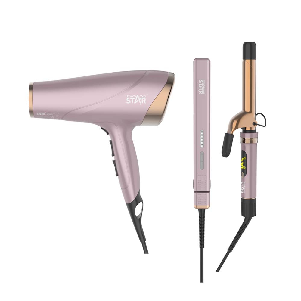 Winning Star comercio exterior hogar viento frío y caliente seco cabello liso cabello rizado juego de secador de pelo Hair Dryer