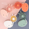 Drop Fan Creative Hanging Neck Desktop Dual -use USB Charging Small Fan Outdoor Sports Lazy Cartoon Fan