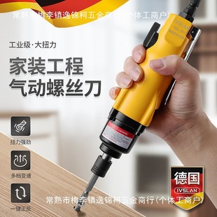 Germany Aslan pneumatic screwdriver wind batch 5H8H pneumatic screwdriver straight light woodworking industrial pneumatic drill