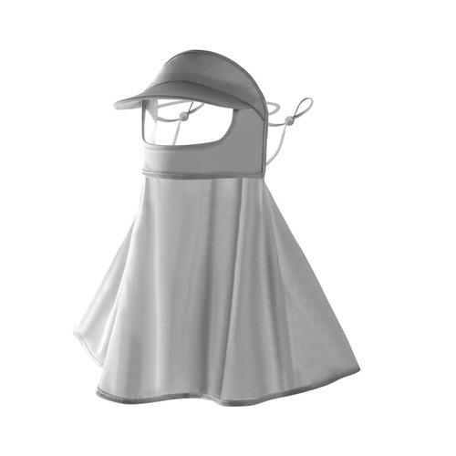 Ruiya brim sunscreen mask for women full face anti-UV summer ice silk full protection breathable sunshade eye protection